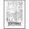 Scottsdale Map Poster