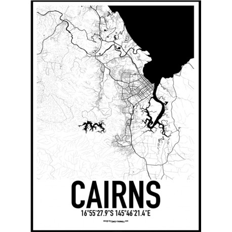 Cairns Map Poster