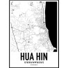 Hua Hin Map Poster