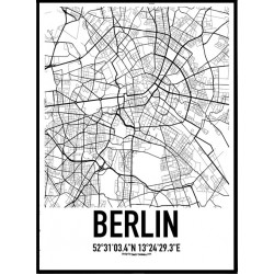 Berlin Map Poster
