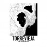 Torrevieja Map Poster