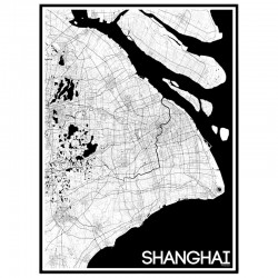Shanghai Map Poster