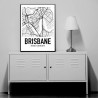 Brisbane Map Poster