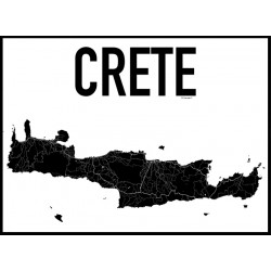 Crete Map Poster