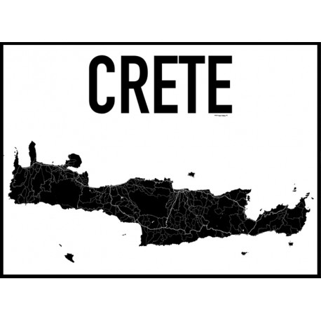 Crete Map Poster