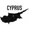 Cyprus Map Poster