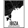Ibiza Map Poster