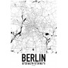 Map Berlin Poster