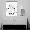 Map Berlin Poster