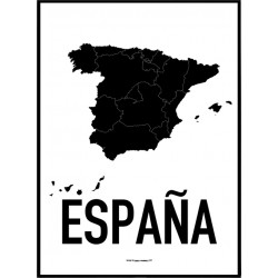 Spain Map Poster