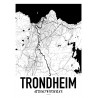 Trondheim Map Poster