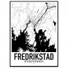 Fredrikstad Map Poster