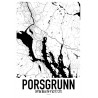 Porsgrunn Map Poster