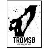 Tromsø Map Poster