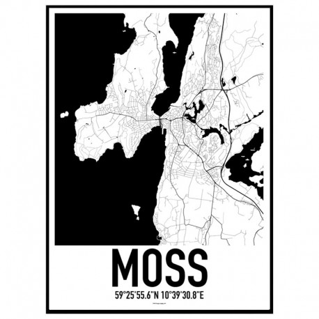 Moss Map Poster
