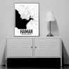 Hamar Map Poster
