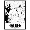 Halden Map Poster