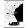 Aarhus Map Poster