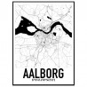 Aalborg Map Poster