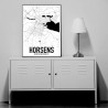 Horsens Map Poster