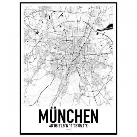 München Map Poster