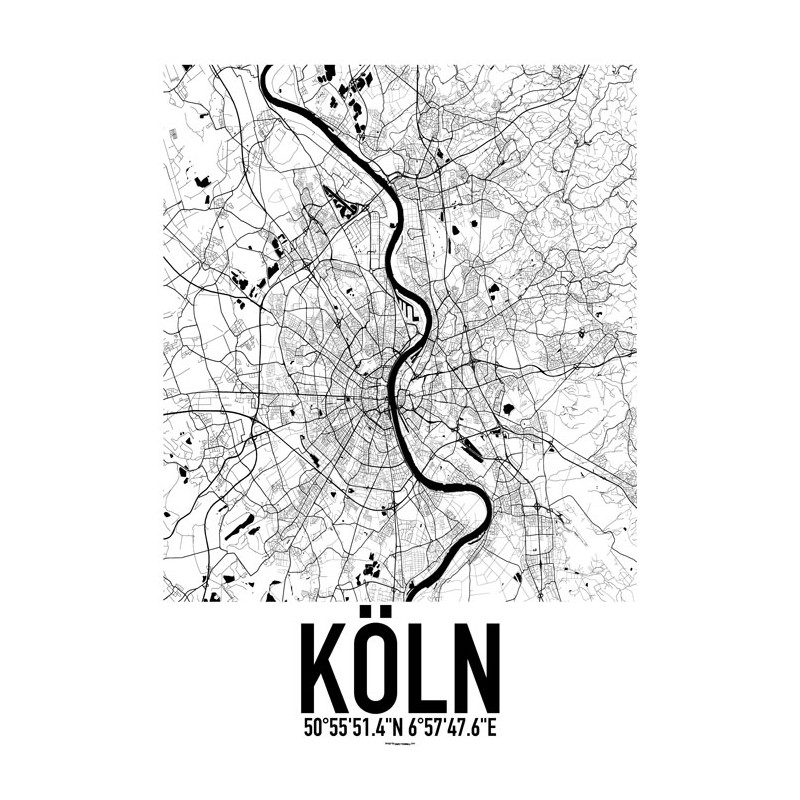 köln karta Köln Map Poster. Find your posters at Wallstars Online. Shop today! köln karta