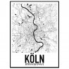 Köln Map Poster