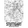 Stuttgart Map Poster