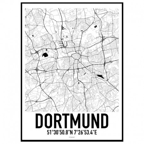 Dortmund Map Poster