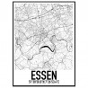 Essen Map Poster