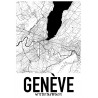 Genève Map Poster