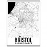 Bristol Map Poster