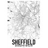 Sheffield Map Poster