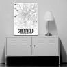 Sheffield Map Poster