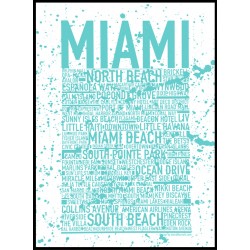 Miami Mint Poster