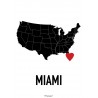 Miami Heart Poster