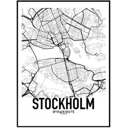 Stockholm Map Poster