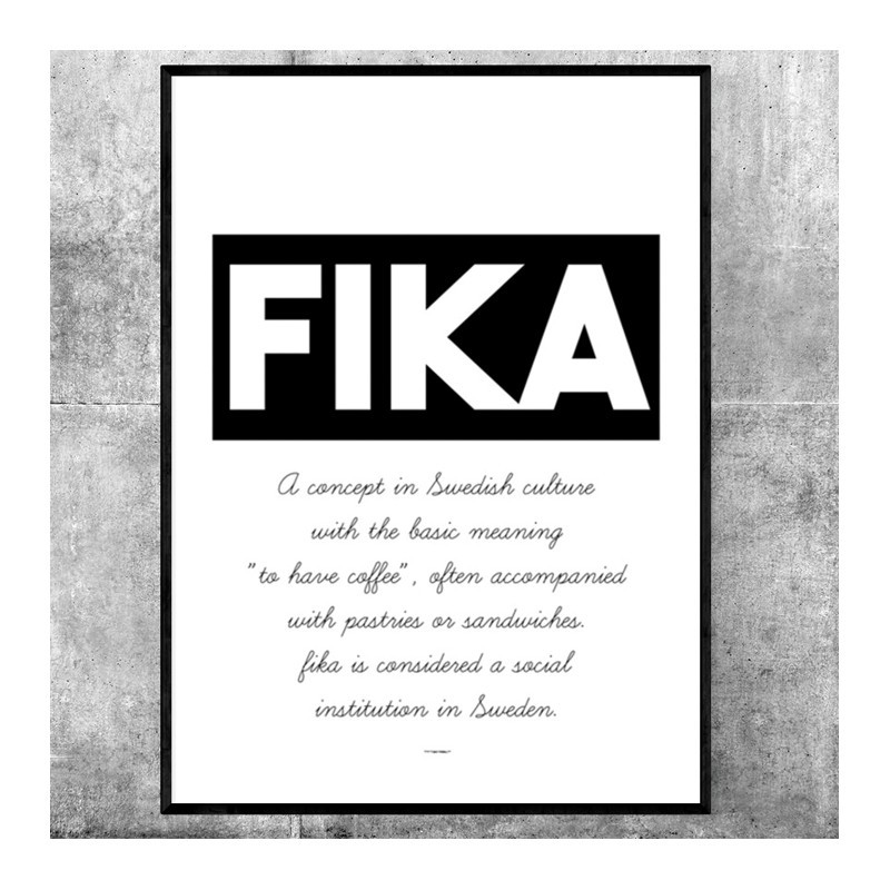 Fika Poster. Find your posters at Wallstars Online. Shop 