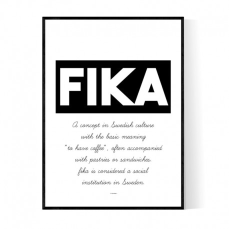 Fika Poster
