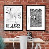 Little Rock Map Poster