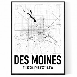 Des Moines Poster