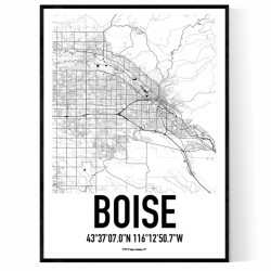 Boise Map Poster