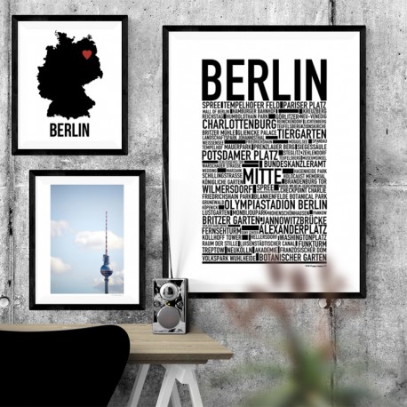 Berlin Poster. Find your posters at Wallstars Online. Shop today!