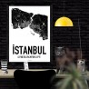 Istanbul Map Poster