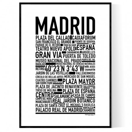 Real madrid poster -  España