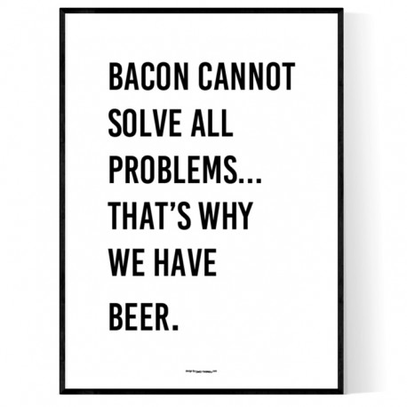 Bacon & Beer Poster