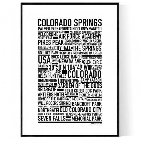 Colorado Springs Poster