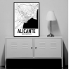 Alicante Map Poster
