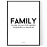 Family Together Poster