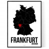Frankfurt Heart Poster